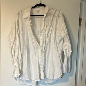 White button up top